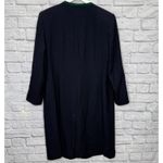 Kasper ASL Womens Navy Blue Shirt Dress Blazer Size 16 Lined Button Front Green Photo 1