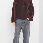 Adidas Women's Originals Premium Essentials Hoodie Dark Brown Pullover Sz Sm NWT Photo 2