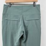 Athleta Women L Delancey Moto Tight Legging Sage Green Stretch High Rise Pockets Photo 3