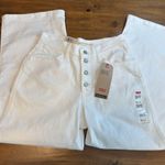 Levi's White Levi’s - Mile High - Wide Leg Crop Size: 29 Photo 11