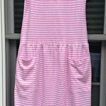 Vintage Jodie Arden striped Nightgown w/ pockets Cottagecore Small New Pink Photo 0