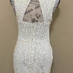 City Triangles White Ivory Gold Sequined Dress Photo 3