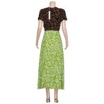 LISA SAYS GAH Grace Dress, Brown & Green Wild Hearts, Small Photo 11