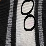 Planet Gold  (FLAW) 2X Black Red Silver White Color Block Body Con Sweate… Photo 10