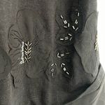 LOGO By Lori Goldstein Logo Lori Goldstein 3/4 Sleeve Black Babydoll Embelished Whimsigoth Tunic Top XS Photo 7