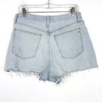 Madewell The Momjean Short Short in Fitzgerald Wash Denim Light Wash Size 29 EUC Photo 8