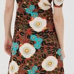 RHODE Maci Midi Dress Scarlet Aura Blossom Grande Red Size 0 Photo 1