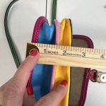 Vera Pelle Leather Crossbody Bag Saddle Bag Italian Leather Small Purse Travel Purple Photo 15