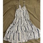 Ocean Drive White and Blue Cover Up Dress Photo 2