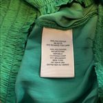 Philosophy BRAND GREEN BLOUSE SHORT PUFF SLEEVES WIDE ELASTIC CUFFS AND WAIST Photo 10