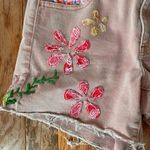 American Eagle pink quilted reworked embroidered Outfitters shorts Photo 2