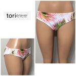 Tori Praver Swimwear Tori Praver palm leaf bikini bottoms. Large. New Photo 1