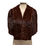 Vintage Bullocks Mink Cape Brown Size undefined Photo 1