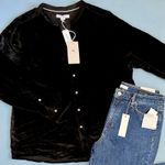 Tommy Bahama NWT  Velvet Sands Silk Blend Black Long Sleeve Shirt Photo 4