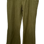The Hempest by Nibus Clothing Low Rise Flare Olive Pants Green Size undefined Photo 0