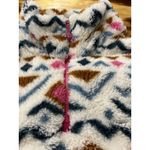 Eddie Bauer  Fleece Pullover Jacket Women Large Aztec Southwestern‎ Outerwear Photo 13