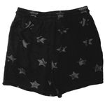Terez  Black Gray Star High Rise Pocket Drawstring Athletic Casual Shorts Size S Photo 1