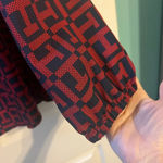 Tommy Hilfiger Logo Blouse Lightweight Preppy Large Work Business Professional Photo 3