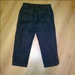European Culture Euro tummy control blue capri Jeans Size 4 Photo 4