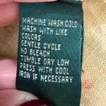 Ralph Lauren Vintage Lauren 100% Linen Floral Button Front A-Line Skirt Sz 10 Photo 3