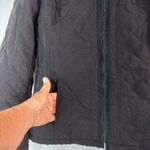 Laundry by Design  M Quilted Fur Lined Hoodie Charcoal Outerwear Photo 2
