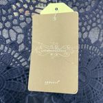 Anthropologie NWT Holding Horses  Crotchet Shift Dress in Navy‎ Size Extra Small Photo 4