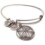 ALEX AND ANI Aphrodite’s Flower Charm Bracelet Photo 0