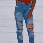 Garage  Bold Red Ribbed Bodysuit Photo 0