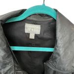 Converse  Black Faux Leather Belted Jacket(material is actually 100%cotton) Photo 1