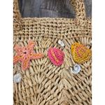 Tommy Bahama  Carrabelle Large Straw Tote Bag Beach Tropical Square Bottom Photo 2