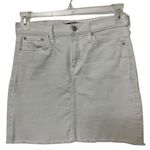 J.Crew  Mercantile White Denim Mini Skirt Size 2 Photo 2