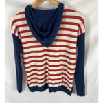 Caslon  Red White Blue Stripe Hoodie Size small Photo 5