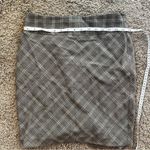 The Limited  plaid pencil skirt in brown tan yellow Photo 5