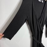 Chico's Chico’s Travelers Black Faux Wrap Dress Polka Dot Size Large Chico’s Size 2 Photo 1