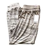 Splendid NWT Women’s Journey Ribbed Trim Knit Jogger Pants Smoky Gray Tie Dye XL Photo 2