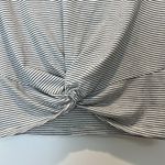 Lush Clothing Lush Black and White Crop knitted Front T-Shirt size small. Photo 7