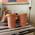 DV Dolce Vita Myla Strappy Block Heel Sandals Square Toe Orange NEW Size 9 Photo 3