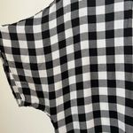 Madewell  buffalo check button-back tie shirt▪️size S Photo 4