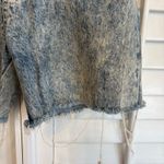 Don’t Stop‎ Acid Wash High Waisted Cotton Denim Shorts Size 13/14 Blue Photo 4
