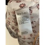 Cleobella  Reina Border Print Long Sleeve Dress Square Neck Tiered Mini EUC XS Photo 14