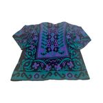 Vintage Carriage Court USA‎ Made Oversized Open Front Cardigan Size Medium Purple Photo 1