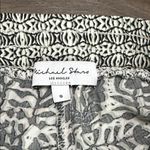 Michael Stars  Stars Jordy Moroccan Printed Casual Rayon Pants Black‎ Tan Small Photo 9
