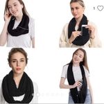 Beyond Yoga  Hidden zipper Pocket for cellphone Infinity Scarf black NWTs Photo 5
