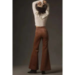 Pilcro NWT  Brown Velvet Pull-On Mid-Rise Retro Flare Jeans Pants Women's Size 27 Photo 4