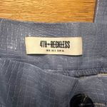 4th & reckless Helene croc pants blue small Blue Photo 3