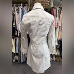 Frye  White Denim Long Sleeve
Button Front Mini Shirtdress Pockets Photo 4