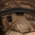 Marc Chantal Embossed Croc Purse Brown Satchel Tassel Photo 5