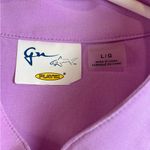 Greg Norman Woman’s Lilac Purple Arise Flutter Sleeve Lightweight Golf Shirt Size L Photo 3