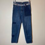 Pilcro and the Letterpress Patchwork Carpenter Jeans Straight Size 25 Photo 1