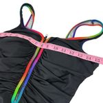 Swim Solutions nwt $98 Women's Shirred Zip Photo 2
